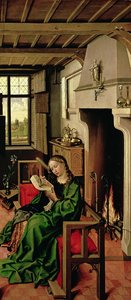 St. Barbara från högra flygeln av Werl altartavla, 1438 (se även 68547)